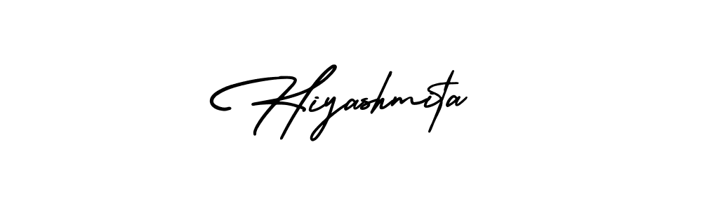 This is the best signature style for the Hiyashmita name. Also you like these signature font (AmerikaSignatureDemo-Regular). Mix name signature. Hiyashmita signature style 3 images and pictures png