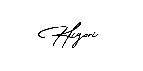 How to Draw Hiyori signature style? AmerikaSignatureDemo-Regular is a latest design signature styles for name Hiyori. Hiyori signature style 3 images and pictures png