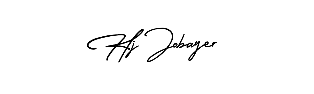 Also we have Hj Jobayer name is the best signature style. Create professional handwritten signature collection using AmerikaSignatureDemo-Regular autograph style. Hj Jobayer signature style 3 images and pictures png