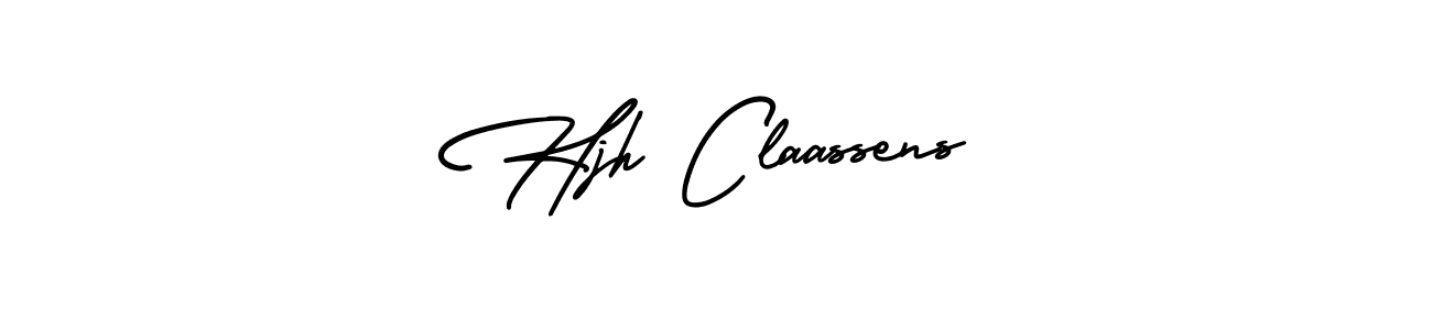 Make a beautiful signature design for name Hjh Claassens. With this signature (AmerikaSignatureDemo-Regular) style, you can create a handwritten signature for free. Hjh Claassens signature style 3 images and pictures png