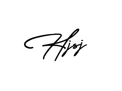 How to Draw Hjsj signature style? AmerikaSignatureDemo-Regular is a latest design signature styles for name Hjsj. Hjsj signature style 3 images and pictures png