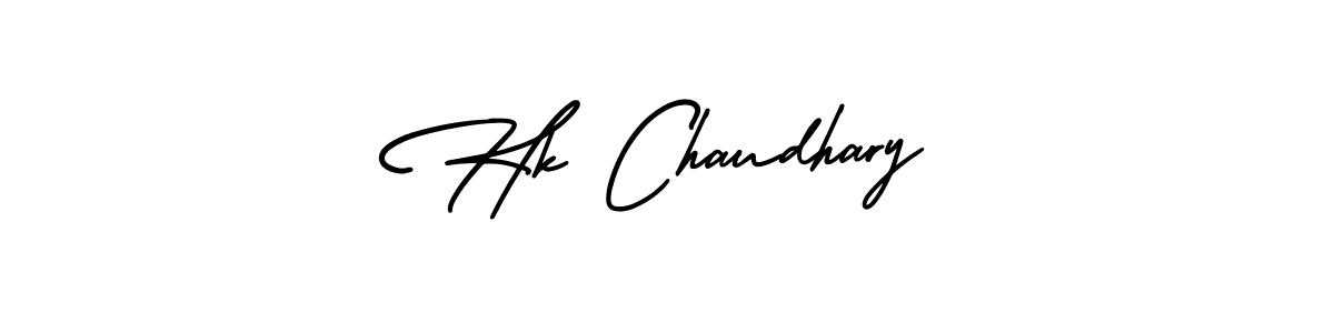 if you are searching for the best signature style for your name Hk Chaudhary. so please give up your signature search. here we have designed multiple signature styles  using AmerikaSignatureDemo-Regular. Hk Chaudhary signature style 3 images and pictures png