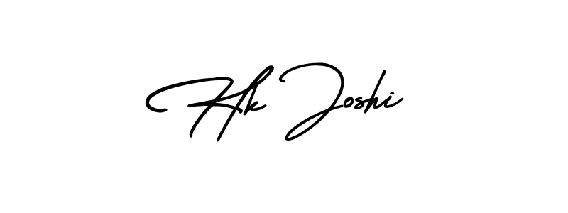 It looks lik you need a new signature style for name Hk Joshi. Design unique handwritten (AmerikaSignatureDemo-Regular) signature with our free signature maker in just a few clicks. Hk Joshi signature style 3 images and pictures png