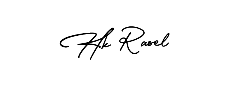 AmerikaSignatureDemo-Regular is a professional signature style that is perfect for those who want to add a touch of class to their signature. It is also a great choice for those who want to make their signature more unique. Get Hk Rasel name to fancy signature for free. Hk Rasel signature style 3 images and pictures png