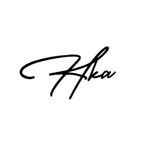 Make a beautiful signature design for name Hka. Use this online signature maker to create a handwritten signature for free. Hka signature style 3 images and pictures png