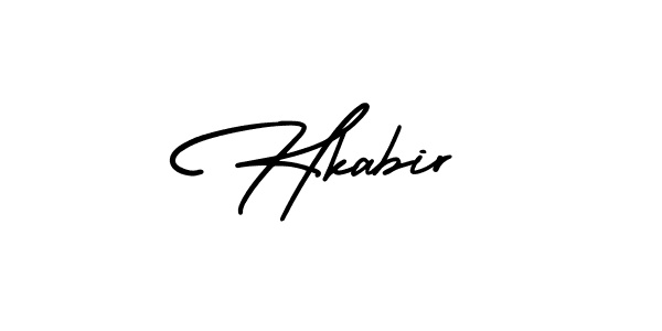 if you are searching for the best signature style for your name Hkabir. so please give up your signature search. here we have designed multiple signature styles  using AmerikaSignatureDemo-Regular. Hkabir signature style 3 images and pictures png
