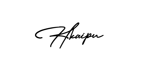 AmerikaSignatureDemo-Regular is a professional signature style that is perfect for those who want to add a touch of class to their signature. It is also a great choice for those who want to make their signature more unique. Get Hkaipu name to fancy signature for free. Hkaipu signature style 3 images and pictures png