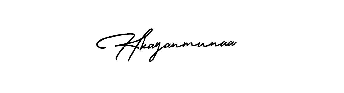 Similarly AmerikaSignatureDemo-Regular is the best handwritten signature design. Signature creator online .You can use it as an online autograph creator for name Hkayanmunaa. Hkayanmunaa signature style 3 images and pictures png
