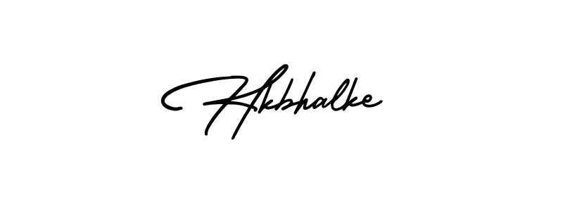 Hkbhalke stylish signature style. Best Handwritten Sign (AmerikaSignatureDemo-Regular) for my name. Handwritten Signature Collection Ideas for my name Hkbhalke. Hkbhalke signature style 3 images and pictures png