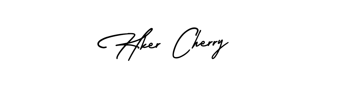 if you are searching for the best signature style for your name Hker Cherry. so please give up your signature search. here we have designed multiple signature styles  using AmerikaSignatureDemo-Regular. Hker Cherry signature style 3 images and pictures png