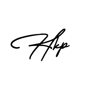 How to make Hkp name signature. Use AmerikaSignatureDemo-Regular style for creating short signs online. This is the latest handwritten sign. Hkp signature style 3 images and pictures png