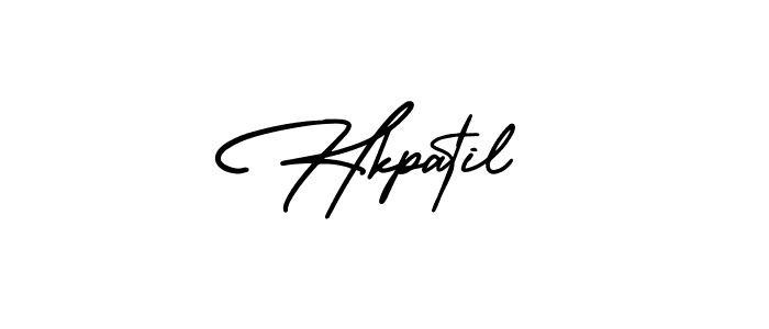 Make a beautiful signature design for name Hkpatil. Use this online signature maker to create a handwritten signature for free. Hkpatil signature style 3 images and pictures png