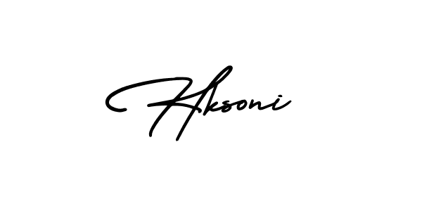 Also we have Hksoni name is the best signature style. Create professional handwritten signature collection using AmerikaSignatureDemo-Regular autograph style. Hksoni signature style 3 images and pictures png