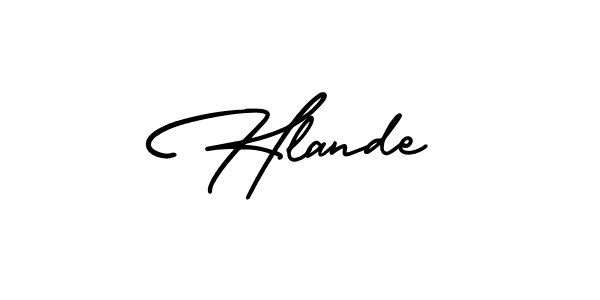 Make a beautiful signature design for name Hlande. Use this online signature maker to create a handwritten signature for free. Hlande signature style 3 images and pictures png