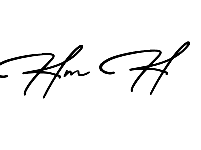 Best and Professional Signature Style for Hm H. AmerikaSignatureDemo-Regular Best Signature Style Collection. Hm H signature style 3 images and pictures png