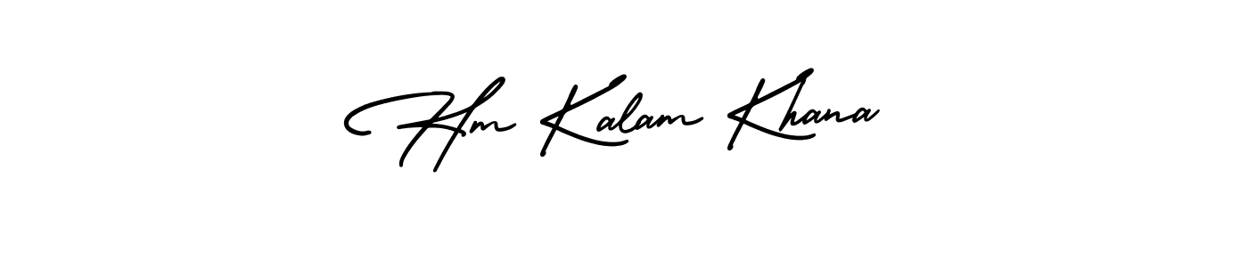 It looks lik you need a new signature style for name Hm Kalam Khana. Design unique handwritten (AmerikaSignatureDemo-Regular) signature with our free signature maker in just a few clicks. Hm Kalam Khana signature style 3 images and pictures png