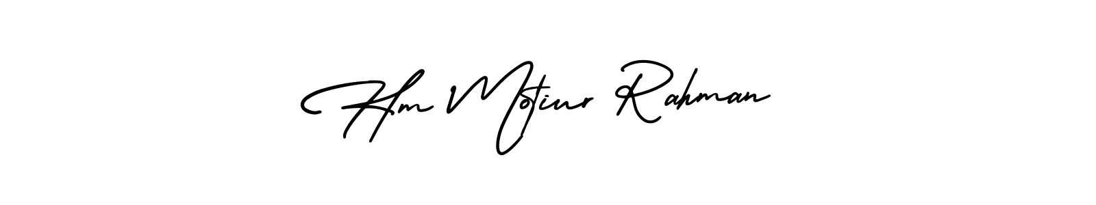 AmerikaSignatureDemo-Regular is a professional signature style that is perfect for those who want to add a touch of class to their signature. It is also a great choice for those who want to make their signature more unique. Get Hm Motiur Rahman name to fancy signature for free. Hm Motiur Rahman signature style 3 images and pictures png