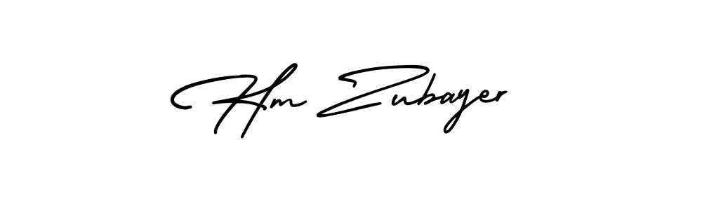 Use a signature maker to create a handwritten signature online. With this signature software, you can design (AmerikaSignatureDemo-Regular) your own signature for name Hm Zubayer. Hm Zubayer signature style 3 images and pictures png