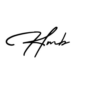 How to make Hmb signature? AmerikaSignatureDemo-Regular is a professional autograph style. Create handwritten signature for Hmb name. Hmb signature style 3 images and pictures png