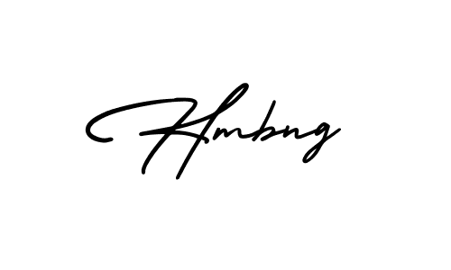 How to make Hmbng signature? AmerikaSignatureDemo-Regular is a professional autograph style. Create handwritten signature for Hmbng name. Hmbng signature style 3 images and pictures png