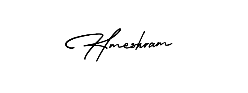 Use a signature maker to create a handwritten signature online. With this signature software, you can design (AmerikaSignatureDemo-Regular) your own signature for name Hmeshram. Hmeshram signature style 3 images and pictures png