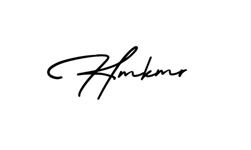 Design your own signature with our free online signature maker. With this signature software, you can create a handwritten (AmerikaSignatureDemo-Regular) signature for name Hmkmr. Hmkmr signature style 3 images and pictures png
