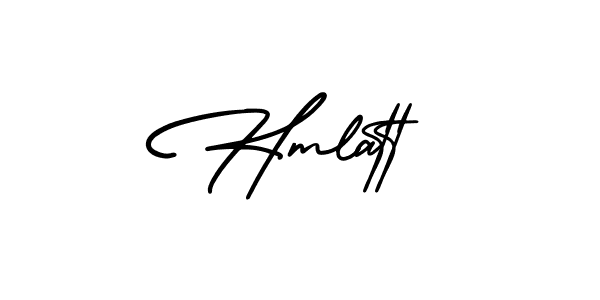 This is the best signature style for the Hmlatt name. Also you like these signature font (AmerikaSignatureDemo-Regular). Mix name signature. Hmlatt signature style 3 images and pictures png