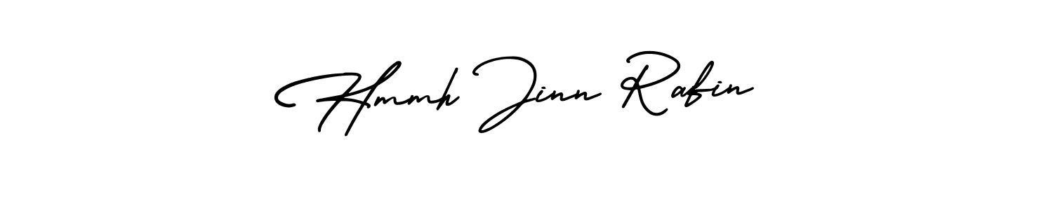 Use a signature maker to create a handwritten signature online. With this signature software, you can design (AmerikaSignatureDemo-Regular) your own signature for name Hmmh Jinn Rafin. Hmmh Jinn Rafin signature style 3 images and pictures png