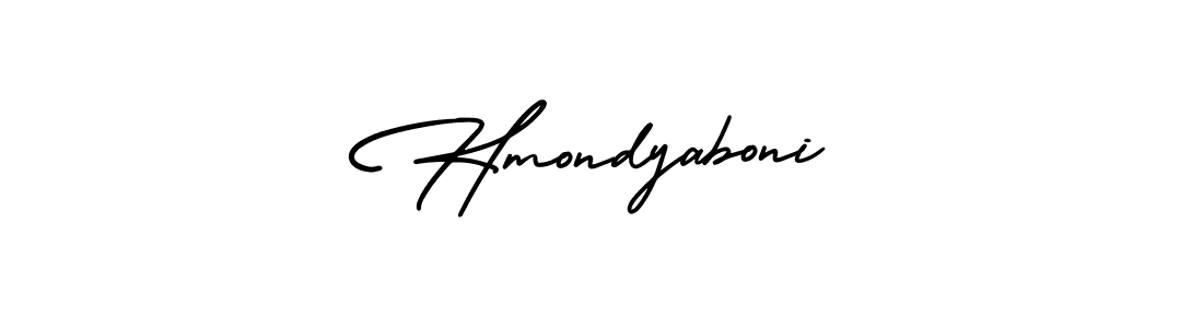It looks lik you need a new signature style for name Hmondyaboni. Design unique handwritten (AmerikaSignatureDemo-Regular) signature with our free signature maker in just a few clicks. Hmondyaboni signature style 3 images and pictures png