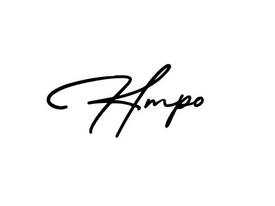 Create a beautiful signature design for name Hmpo. With this signature (AmerikaSignatureDemo-Regular) fonts, you can make a handwritten signature for free. Hmpo signature style 3 images and pictures png