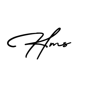 Also we have Hms name is the best signature style. Create professional handwritten signature collection using AmerikaSignatureDemo-Regular autograph style. Hms signature style 3 images and pictures png