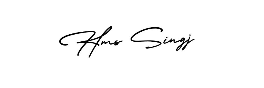 How to make Hms Singj signature? AmerikaSignatureDemo-Regular is a professional autograph style. Create handwritten signature for Hms Singj name. Hms Singj signature style 3 images and pictures png