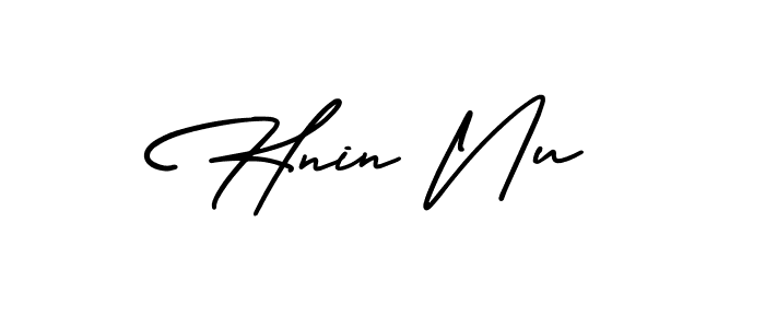 Here are the top 10 professional signature styles for the name Hnin Nu. These are the best autograph styles you can use for your name. Hnin Nu signature style 3 images and pictures png
