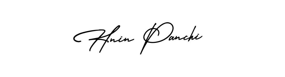 Best and Professional Signature Style for Hnin Panchi. AmerikaSignatureDemo-Regular Best Signature Style Collection. Hnin Panchi signature style 3 images and pictures png