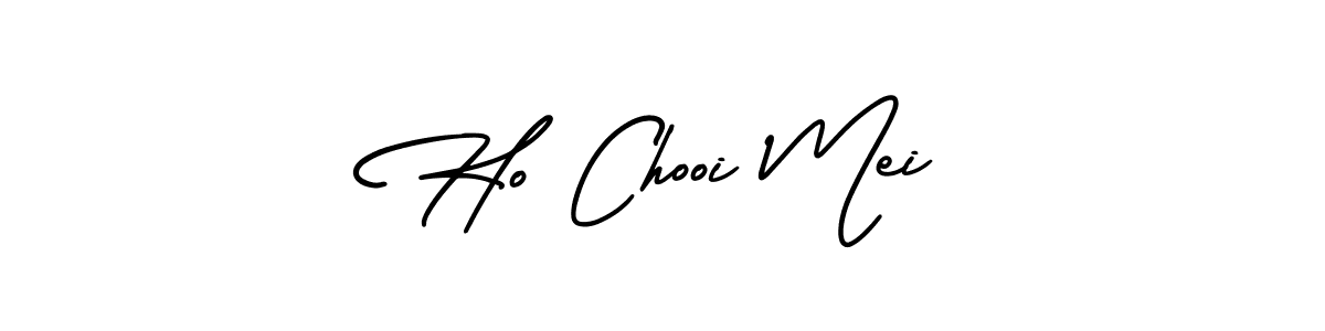 Use a signature maker to create a handwritten signature online. With this signature software, you can design (AmerikaSignatureDemo-Regular) your own signature for name Ho Chooi Mei. Ho Chooi Mei signature style 3 images and pictures png