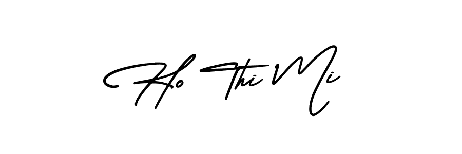 Similarly AmerikaSignatureDemo-Regular is the best handwritten signature design. Signature creator online .You can use it as an online autograph creator for name Ho Thi Mi. Ho Thi Mi signature style 3 images and pictures png