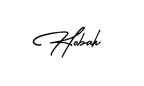 AmerikaSignatureDemo-Regular is a professional signature style that is perfect for those who want to add a touch of class to their signature. It is also a great choice for those who want to make their signature more unique. Get Hobah name to fancy signature for free. Hobah signature style 3 images and pictures png