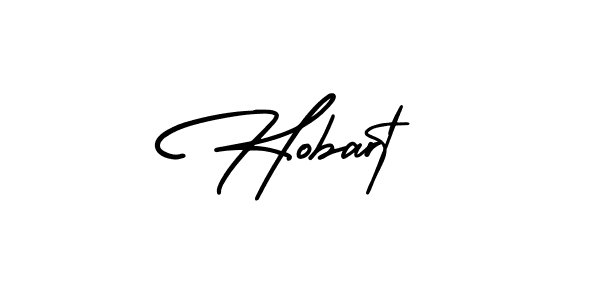 Make a beautiful signature design for name Hobart. With this signature (AmerikaSignatureDemo-Regular) style, you can create a handwritten signature for free. Hobart signature style 3 images and pictures png