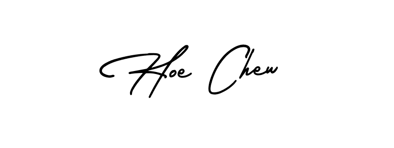 Make a beautiful signature design for name Hoe Chew. With this signature (AmerikaSignatureDemo-Regular) style, you can create a handwritten signature for free. Hoe Chew signature style 3 images and pictures png