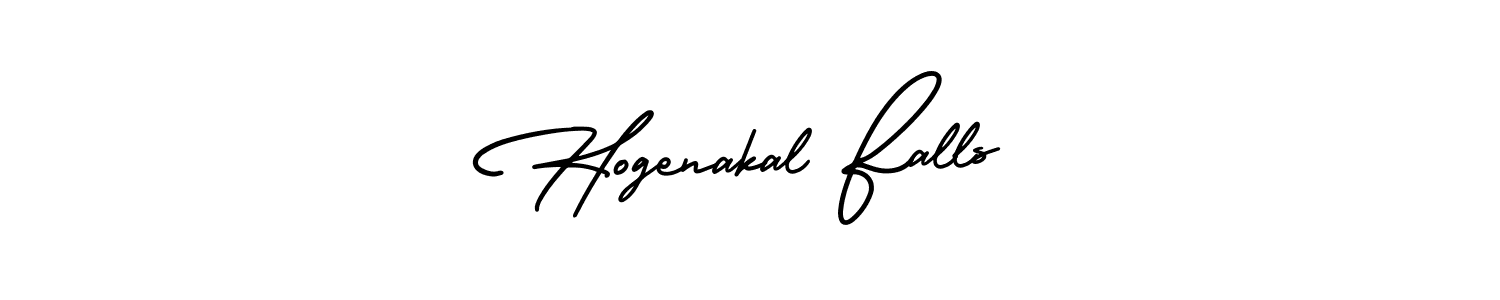 This is the best signature style for the Hogenakal Falls name. Also you like these signature font (AmerikaSignatureDemo-Regular). Mix name signature. Hogenakal Falls signature style 3 images and pictures png