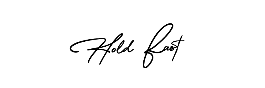 Hold Fast stylish signature style. Best Handwritten Sign (AmerikaSignatureDemo-Regular) for my name. Handwritten Signature Collection Ideas for my name Hold Fast. Hold Fast signature style 3 images and pictures png