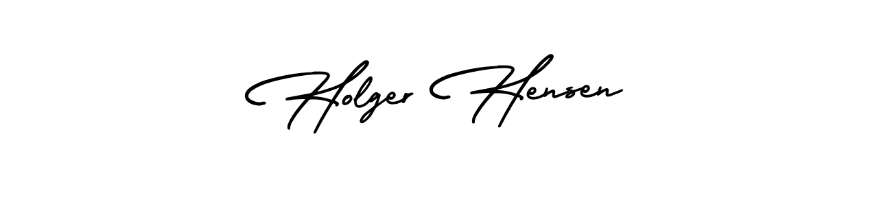 AmerikaSignatureDemo-Regular is a professional signature style that is perfect for those who want to add a touch of class to their signature. It is also a great choice for those who want to make their signature more unique. Get Holger Hensen name to fancy signature for free. Holger Hensen signature style 3 images and pictures png