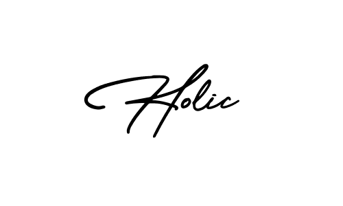 It looks lik you need a new signature style for name Holic. Design unique handwritten (AmerikaSignatureDemo-Regular) signature with our free signature maker in just a few clicks. Holic signature style 3 images and pictures png