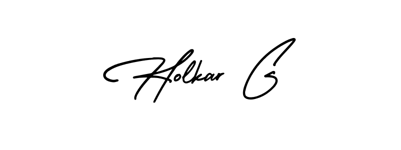 How to make Holkar G signature? AmerikaSignatureDemo-Regular is a professional autograph style. Create handwritten signature for Holkar G name. Holkar G signature style 3 images and pictures png