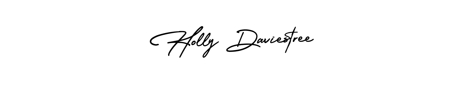 Use a signature maker to create a handwritten signature online. With this signature software, you can design (AmerikaSignatureDemo-Regular) your own signature for name Holly Daviestree. Holly Daviestree signature style 3 images and pictures png