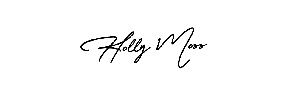 Make a beautiful signature design for name Holly Moss. Use this online signature maker to create a handwritten signature for free. Holly Moss signature style 3 images and pictures png