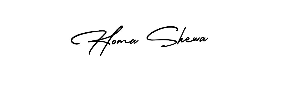 Use a signature maker to create a handwritten signature online. With this signature software, you can design (AmerikaSignatureDemo-Regular) your own signature for name Homa Shewa. Homa Shewa signature style 3 images and pictures png