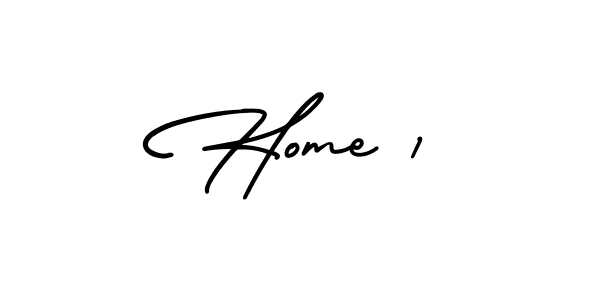 Similarly AmerikaSignatureDemo-Regular is the best handwritten signature design. Signature creator online .You can use it as an online autograph creator for name Home 1. Home 1 signature style 3 images and pictures png