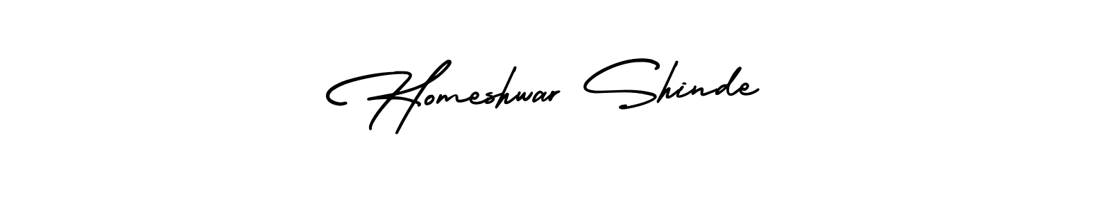 Make a short Homeshwar Shinde signature style. Manage your documents anywhere anytime using AmerikaSignatureDemo-Regular. Create and add eSignatures, submit forms, share and send files easily. Homeshwar Shinde signature style 3 images and pictures png