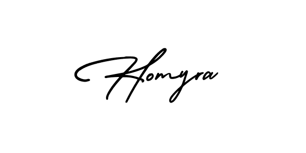 Similarly AmerikaSignatureDemo-Regular is the best handwritten signature design. Signature creator online .You can use it as an online autograph creator for name Homyra. Homyra signature style 3 images and pictures png